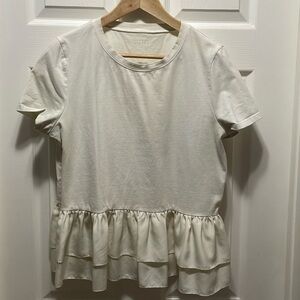 Kate Spade Broome Street peplum top
